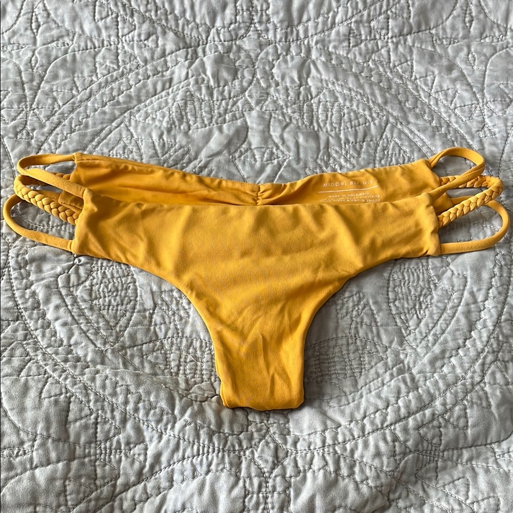 Midori Yellow Bikini Bottom L